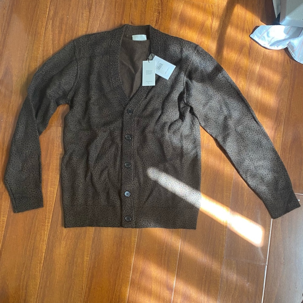 Mens mohair cardigan